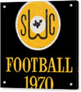 1970 Southwest Conference Football Logo Art Acrylic Print