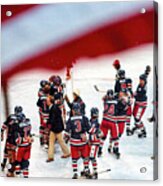 1980 Olympic Hockey Miracle On Ice Team Acrylic Print
