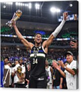 Bill Russell And Giannis Antetokounmpo #2 Acrylic Print