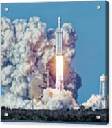 Falcon Heavy Test Flight #2 Acrylic Print
