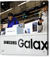 Inside Samsung Electronics Stores Ahead Of 4Q Results Acrylic Print