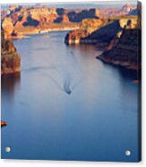 Lake Powell Sunset From The Air #2 Acrylic Print