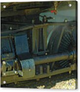 Railroad Machinery - Shay Steam Locomotive Gear Drive 2 Acrylic Print