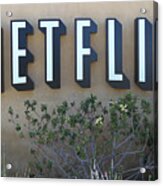 Netflix To Report Quarterly Earnings This Week Acrylic Print