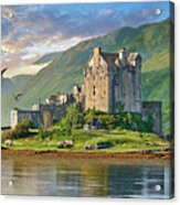 Photo Of Eilean Donan Castle, Scotland #1 Acrylic Print