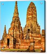 Wat Chaiwatthanaram #2 Acrylic Print