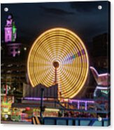 Carnival In Yonkers Acrylic Print