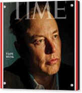 2021 Person Of The Year - Elon Musk Acrylic Print