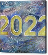 2022 Fireworks Acrylic Print