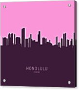 Honolulu Hawaii Skyline #24 Acrylic Print