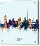 Dublin Ireland Skyline #26 Acrylic Print