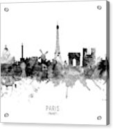 Paris France Skyline #28 Acrylic Print