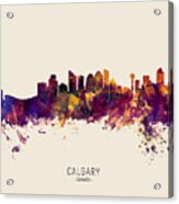 Calgary Canada Skyline #29 Acrylic Print