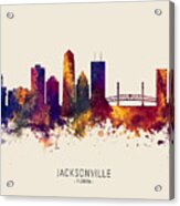 Jacksonville Florida Skyline #29 Acrylic Print