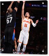 2021 Nba Playoffs - Atlanta Hawks V New York Knicks Acrylic Print