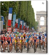 Cycling : Tour De France 2005 / Stage 21 #3 Acrylic Print
