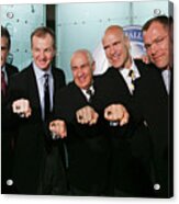 Hockey Hall Of Fame Induction Photo Opportunity #3 Acrylic Print