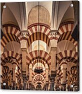 Inside The Mezquita, Cordoba #3 Acrylic Print