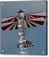 Red And White Airplane Acrylic Print