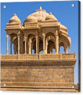 Royal Cenotaphs At Bada Bagh | Jaisalmer | Rajasthan | India #3 Acrylic Print
