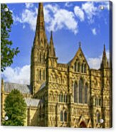 Salisbury Cathedral, Uk #3 Acrylic Print