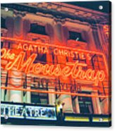 35mm Film Image Of Agatha Christie's The Mousetrap Acrylic Print
