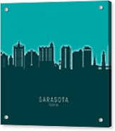 Sarasota Florida Skyline #39 Acrylic Print