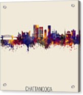 Chattanooga Tennessee Skyline #4 Acrylic Print