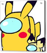 Cute Pikachu Among Us Png, Among us sublimation, Instant Download, Among us  Pdf, Png, Dxf, Eps, Silh #4 Digital Art by Tu Hoang - Fine Art America