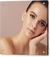 Portrait Of Gorgeous Young Woman #4 Acrylic Print