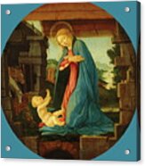 The Virgin Adoring The Child #4 Acrylic Print