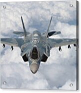 59. Rokaf F-35a Air Superiority Acrylic Print