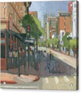 5th And G, In The Gaslamp District, San Diego Acrylic Print