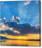 Lake Chapala Sunsets #7 Acrylic Print