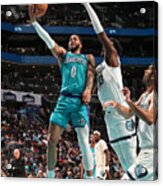 Memphis Grizzlies V Charlotte Hornets #7 Acrylic Print