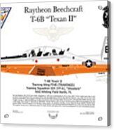 Raytheon Beechcraft T-6b Texan Ii #7 Acrylic Print
