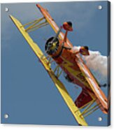 Red And Yellow Airplane #8 Acrylic Print