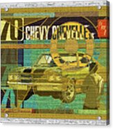 70 Chevy / Amt Chevelle Acrylic Print
