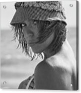 7536 Babe Model Actor Rachael Enjoying Delray Beach Acrylic Print