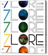 7lore Logo Acrylic Print