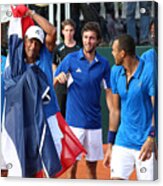 France V Canada - Davis Cup World Group First Round #8 Acrylic Print