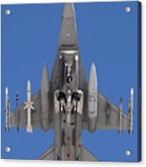 F-16 Declaring Emergency Over Nellis Acrylic Print