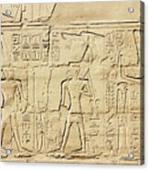 Ancient Egypt Images And Hieroglyphics #9 Acrylic Print