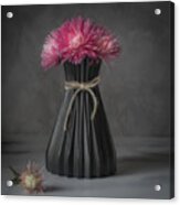 A Bouquet Of Pink Asters Acrylic Print