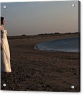 A Bride On The Beach Acrylic Print