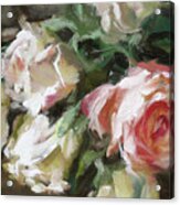 A Bunch Of Roses Detail 2 Acrylic Print