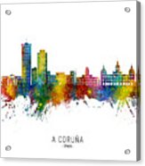 A Coruna Spain Skyline #66 Acrylic Print