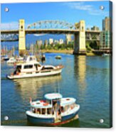 A Day In False Creek In Vancouver Canada Acrylic Print