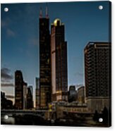 A Different View Of Willis Tower In Chicago Acrylic Print
