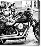A Harley In Florence Italy Acrylic Print
